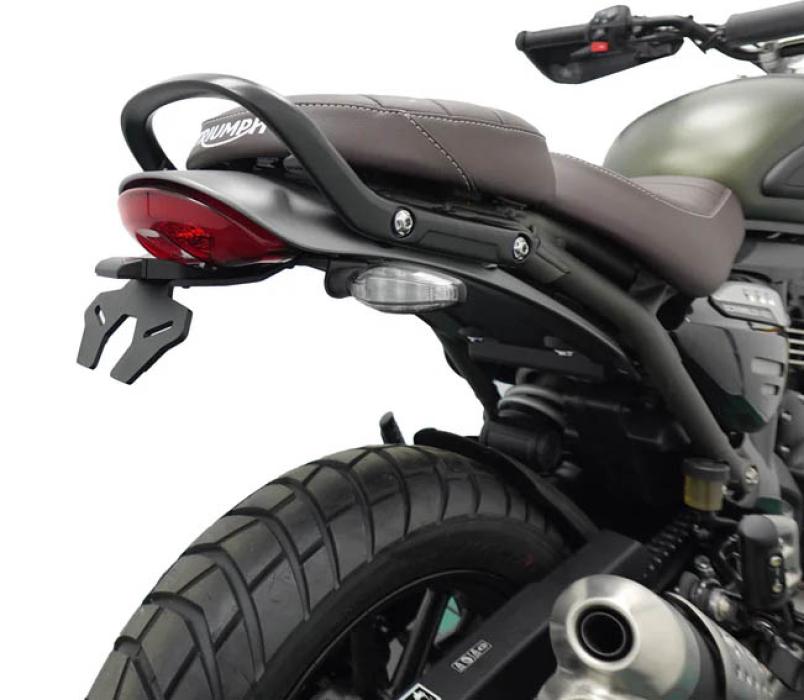 Triumph Scrambler 400 X Kennzeichenträger von Evotech Performance 2024+